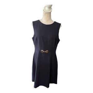 Tahari Navy Blue Cocktail Dress NWT